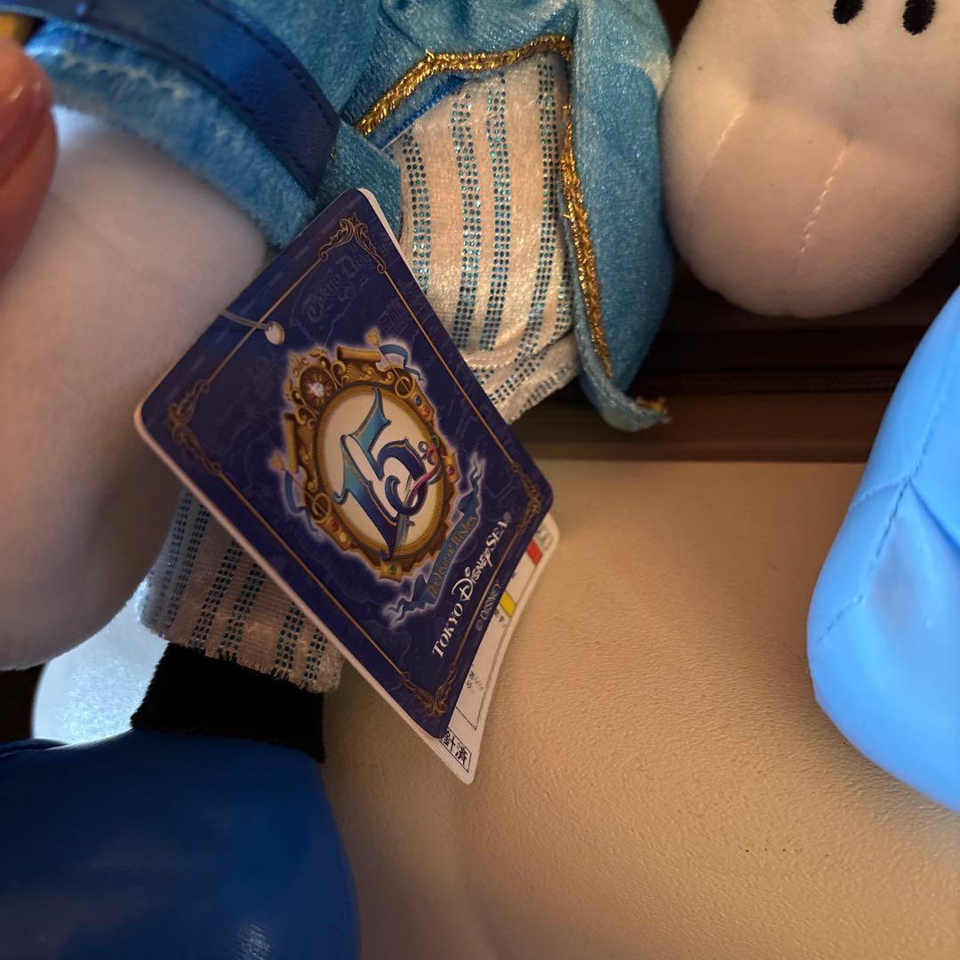 ディズニーシー 15周年 ぬいぐるみ ミッキー ミニー 新品タグ付き