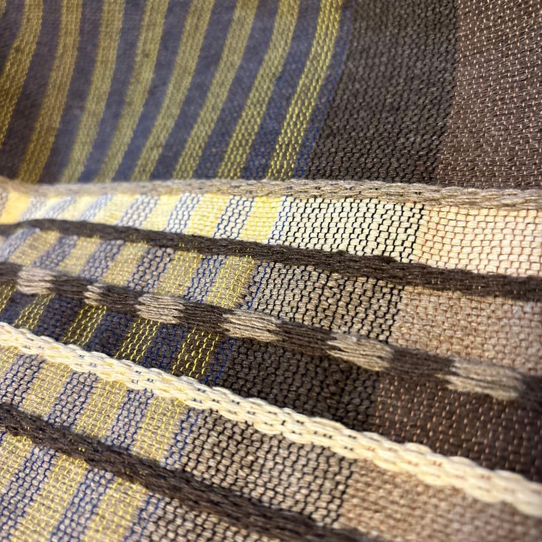 キングサイズベッドカバー メキシコ ミトラ織 手織り 綿100 ハンドメイド