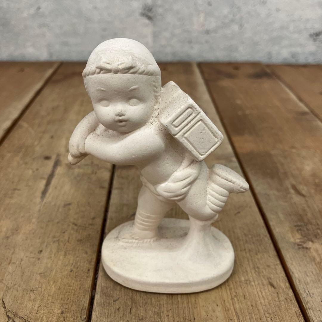 昭和レトロ 時代物 石膏像 陶器人形 童子人形 はちまき ふんどし姿