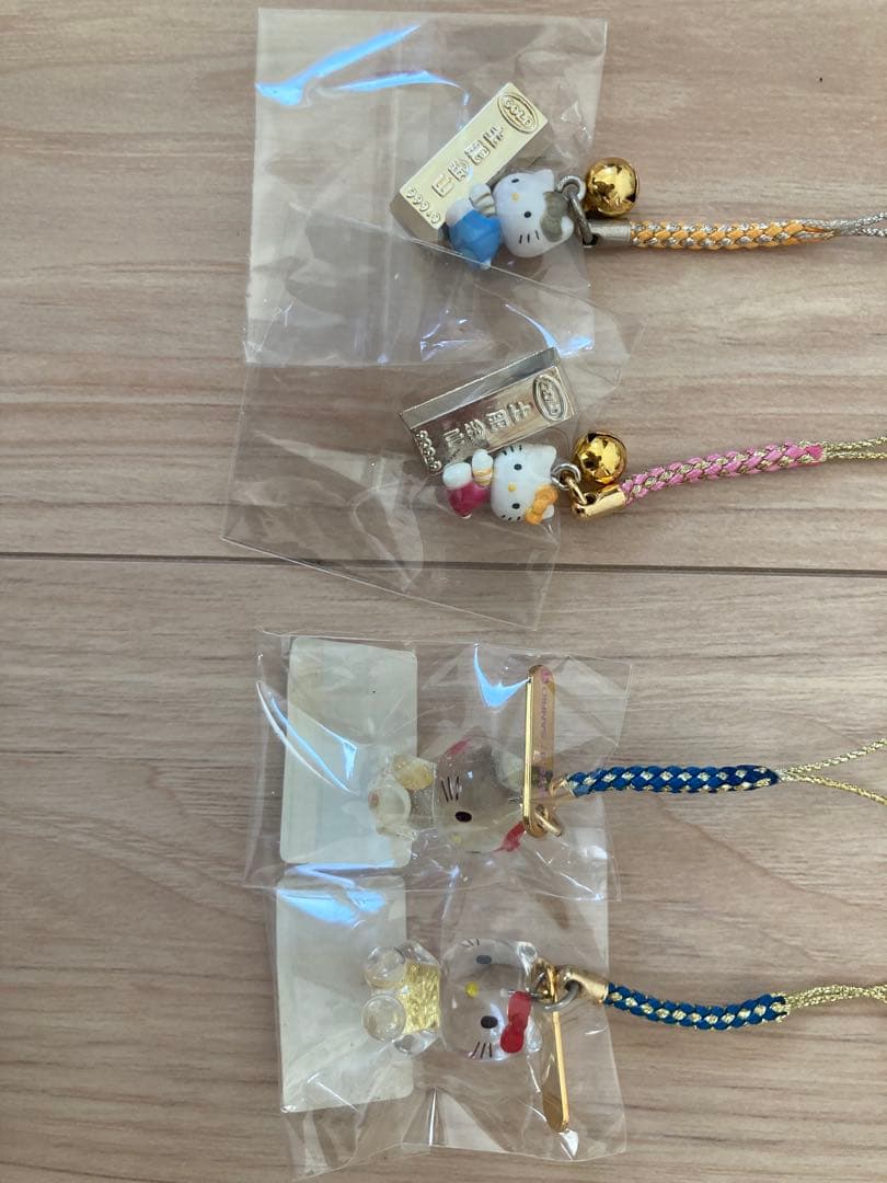 ご当地キティ ハローキティ 根付 土肥金山限定 4点セット