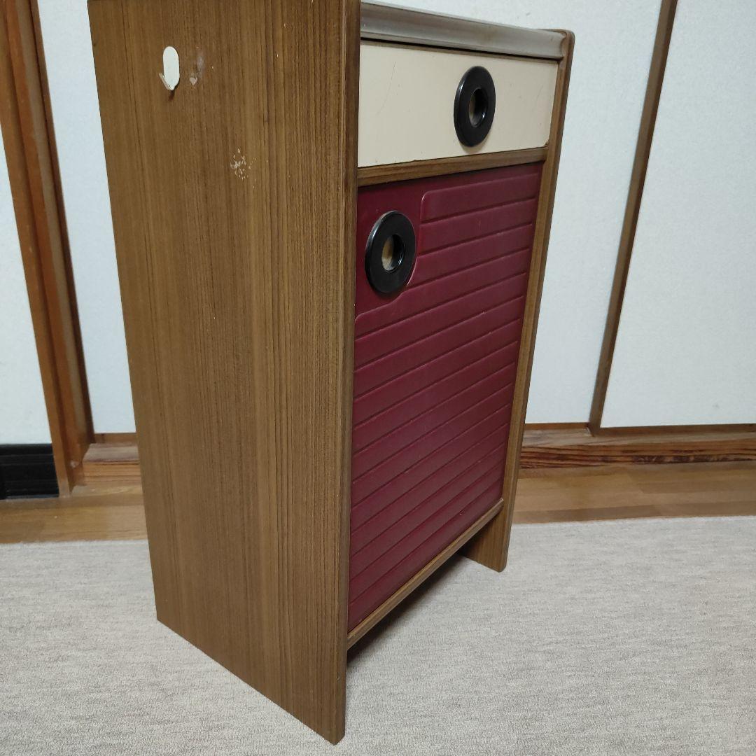 昭和レトロ☆ヴィンテージ レトロポップ 電話台 キャビネット サイドラック