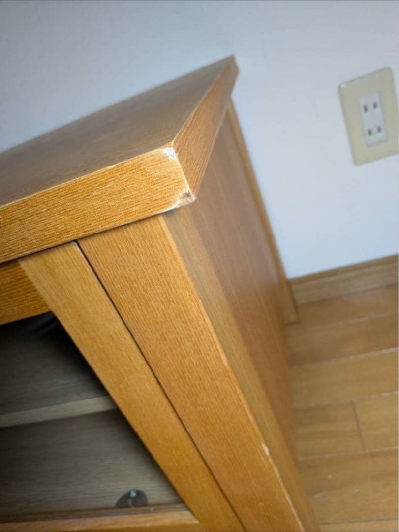 《送料込》無印良品 木製テレビボード 棚 タモ材 収納 木製家具 TV台廃盤家具