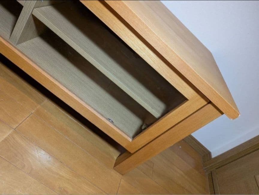 《送料込》無印良品 木製テレビボード 棚 タモ材 収納 木製家具 TV台廃盤家具