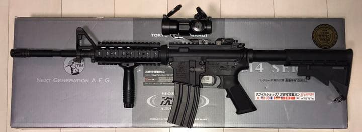 美品　東京マルイ　次世代Ｍ４Ａ１ カービン　RAS (MWSカスタム)