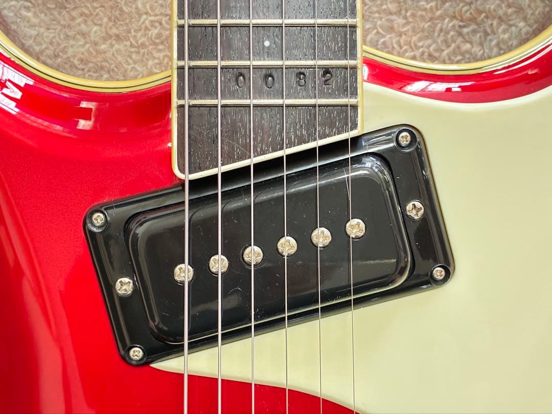 □美品！USAモズライト 1963リイシュー！演奏動画あり！ハードケース付