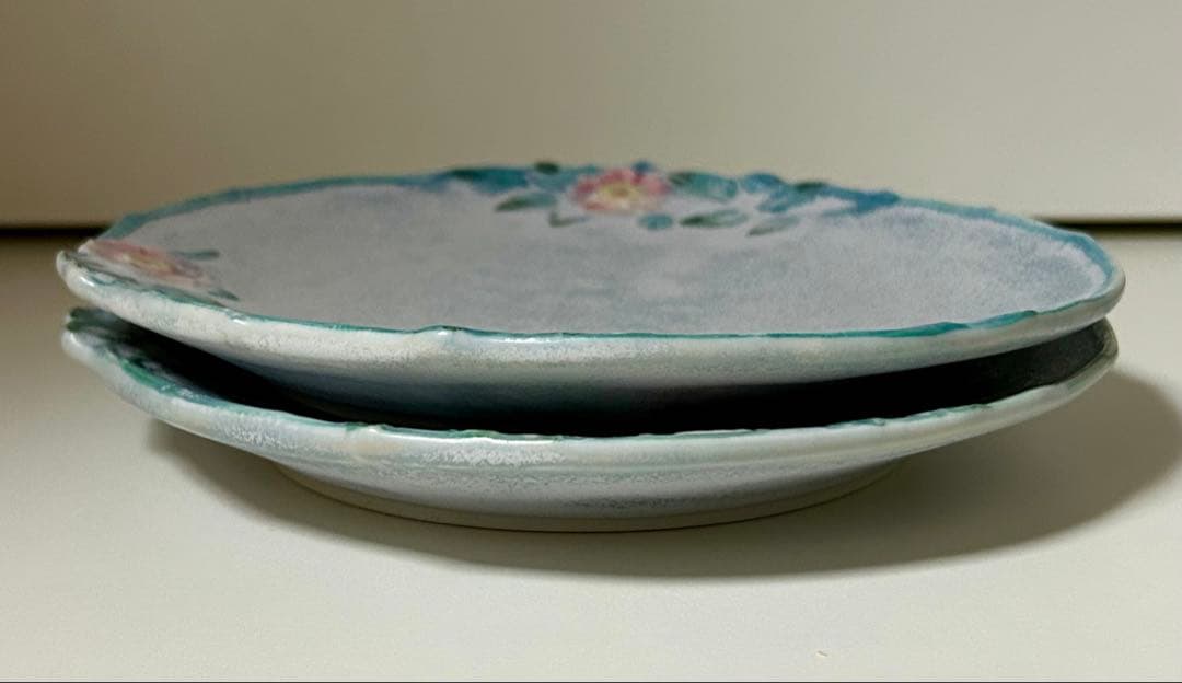 うつわやみたすさん　野ばらのプレート　２枚セット