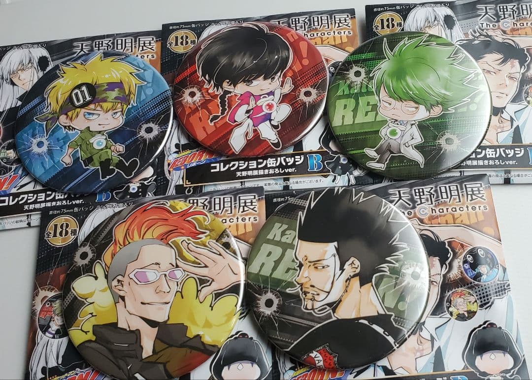 家庭教師ヒットマンREBORN！コレクション缶バッジ天野明展描きおろし