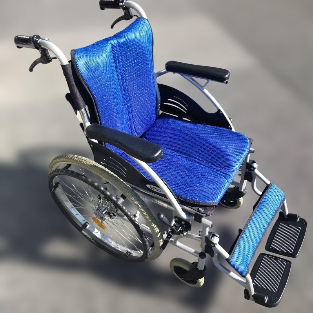 軽量車椅子 ケアテックジャパン ハピネスCA-10CU 説明書つき