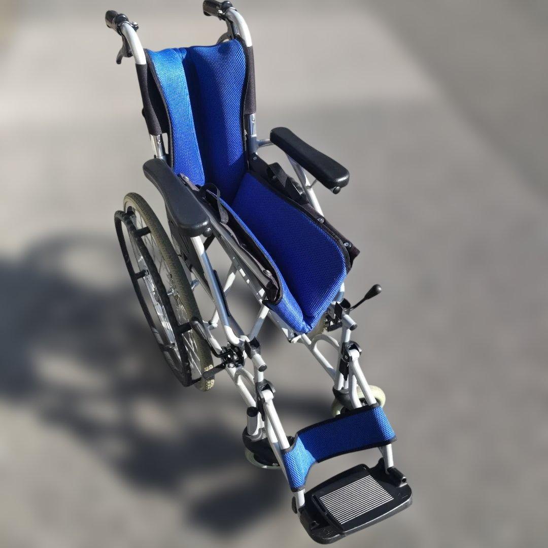 軽量車椅子 ケアテックジャパン ハピネスCA-10CU 説明書つき