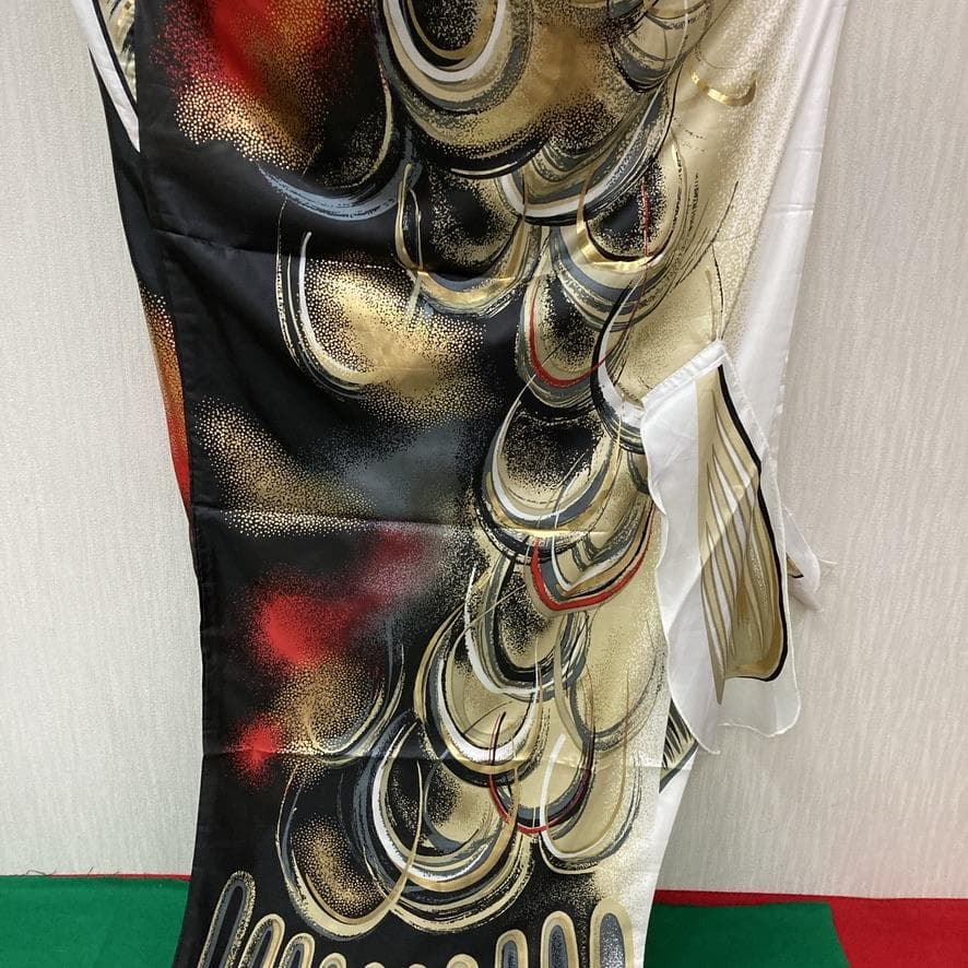 SKO105-1山本寛斎デザイン　鯉のぼり4m単品　かぜいろ4m　黒鯉４m