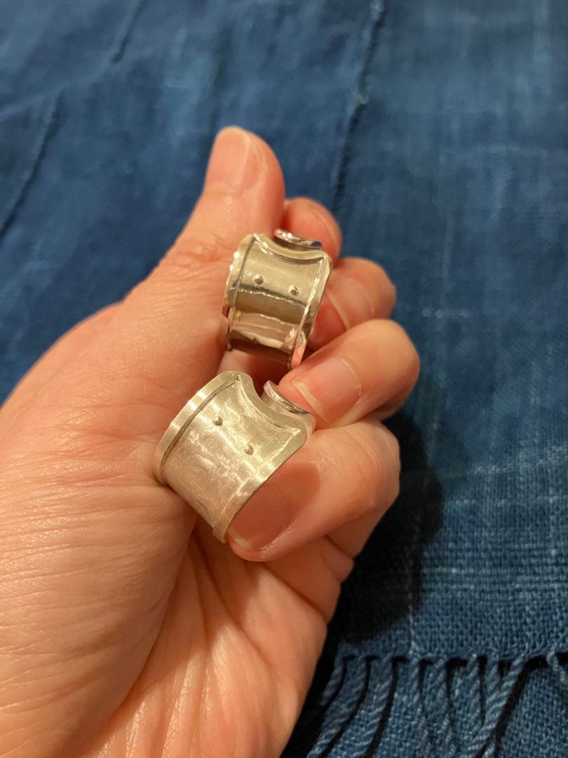 シルバーリング　ねこ　一個