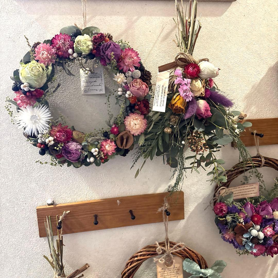 ハンドメイドリース☆ハンドメイドスワッグ☆