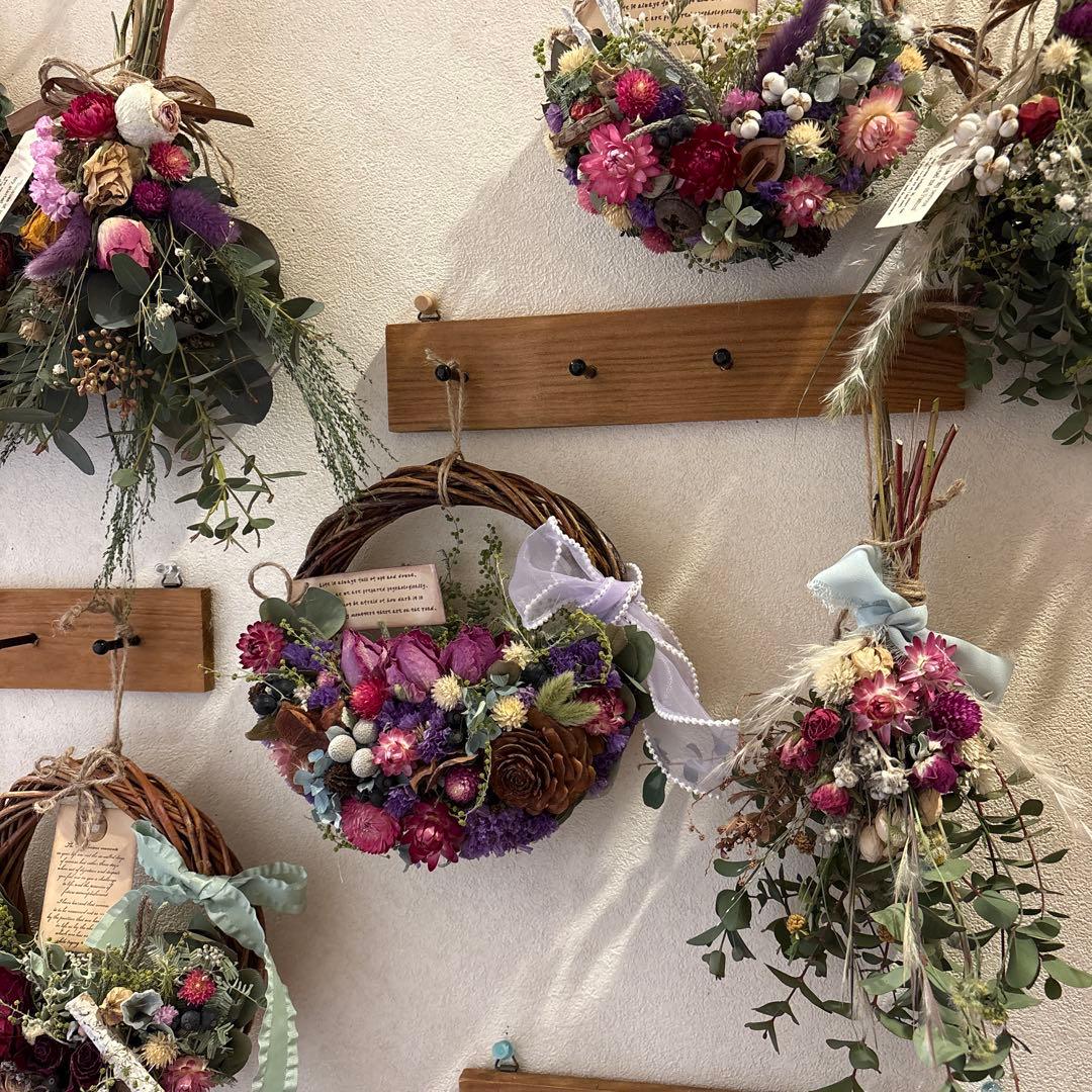 ハンドメイドリース☆ハンドメイドスワッグ☆