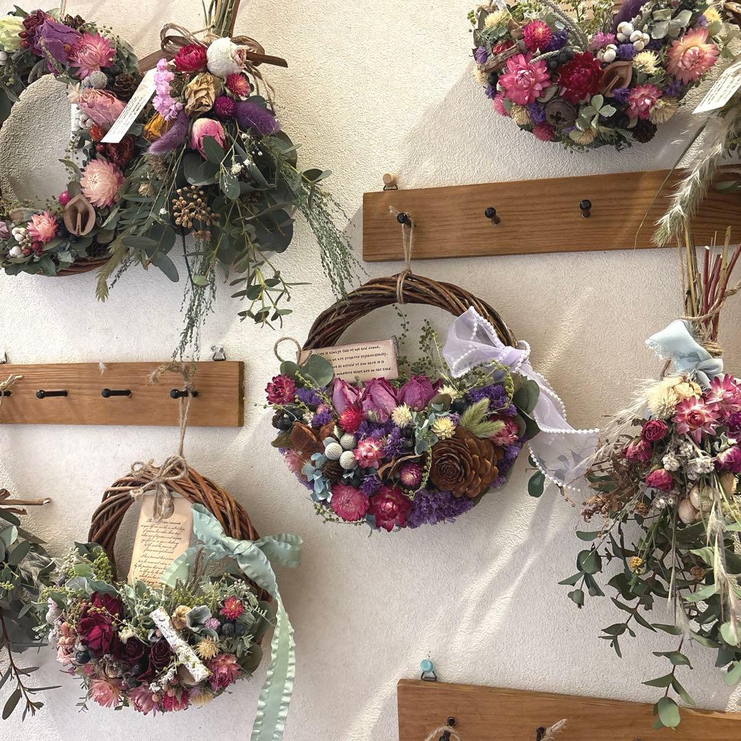 ハンドメイドリース☆ハンドメイドスワッグ☆