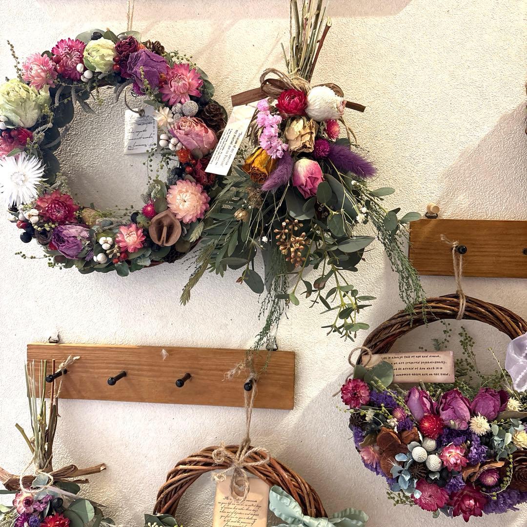 ハンドメイドリース☆ハンドメイドスワッグ☆