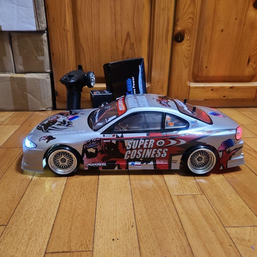 タミヤ ドリフト ラジコン フルセット　TT01　シルビア　ボディ　　　tt02