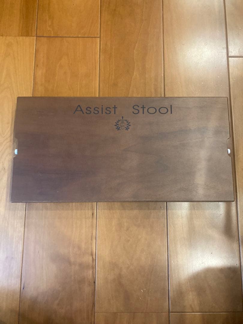 Assist Stool 木製折りたたみスツール ピアノ 足台 茶色 ブラウン