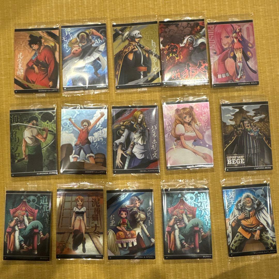 今だけ！！お値下げ！ワンピース カード、シールウエハースセット売り