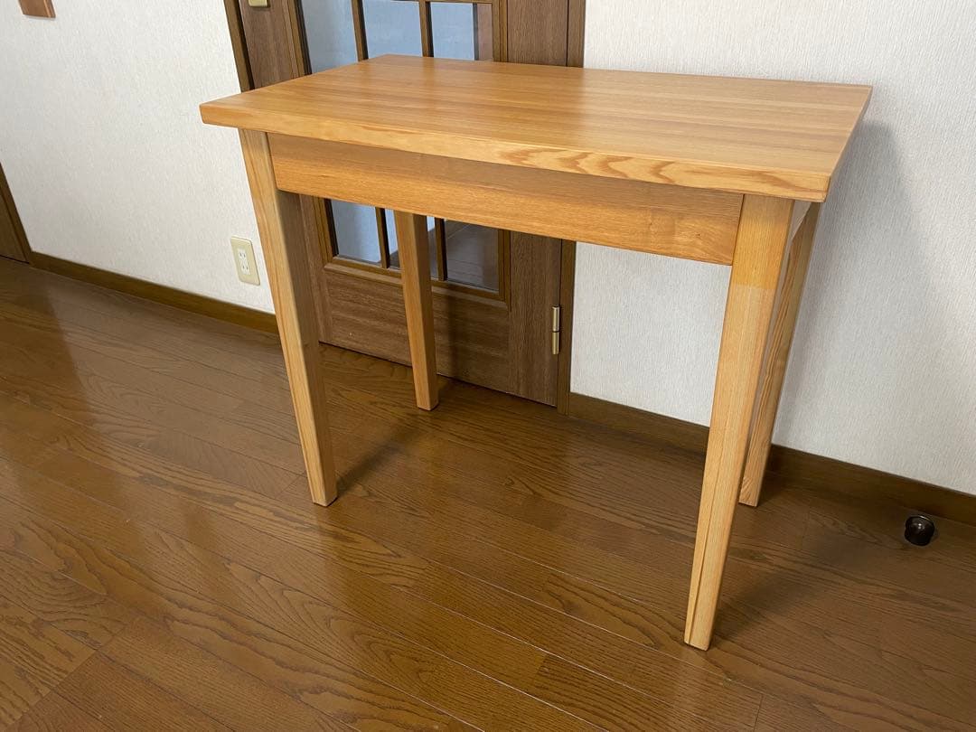 無印良品(MUJI) タモ材 パーソナルデスク 中古美品