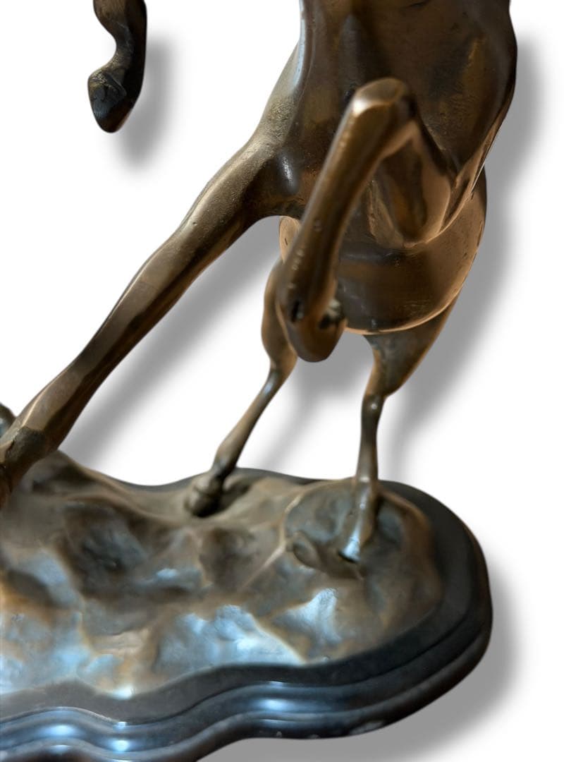 #馬モチーフ ブロンズ調 置物 オブジェ 韓国製