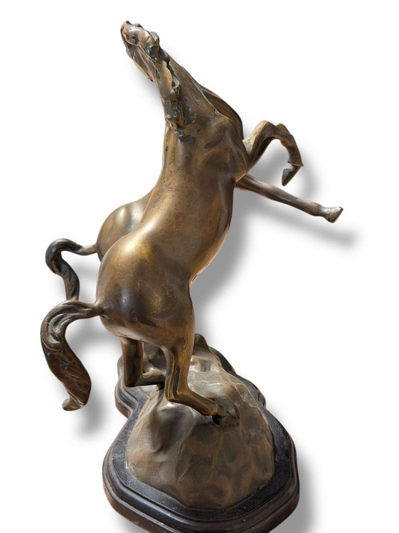 #馬モチーフ ブロンズ調 置物 オブジェ 韓国製