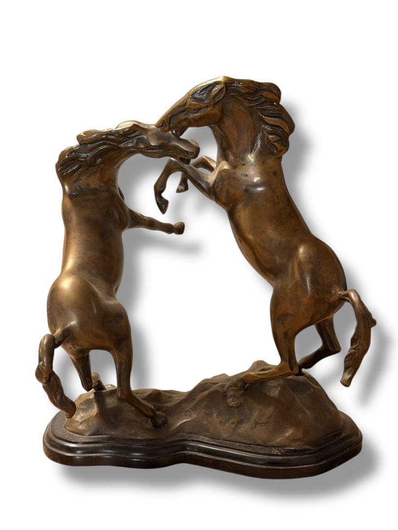 #馬モチーフ ブロンズ調 置物 オブジェ 韓国製