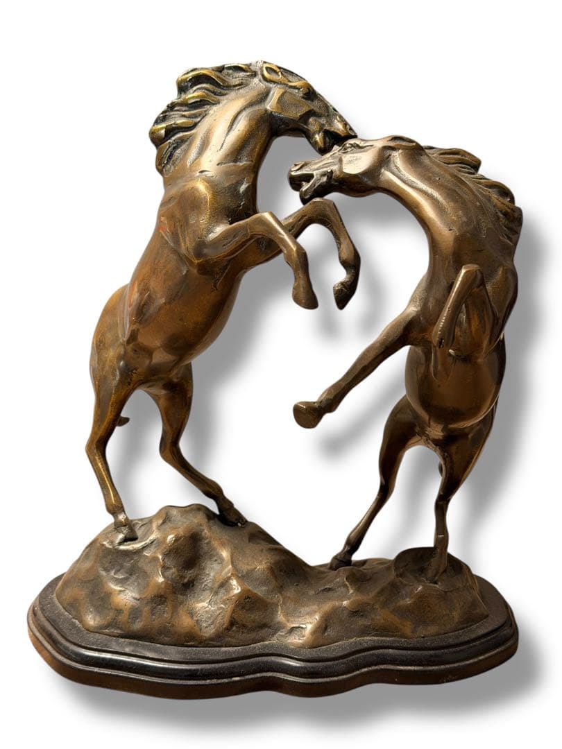 #馬モチーフ ブロンズ調 置物 オブジェ 韓国製