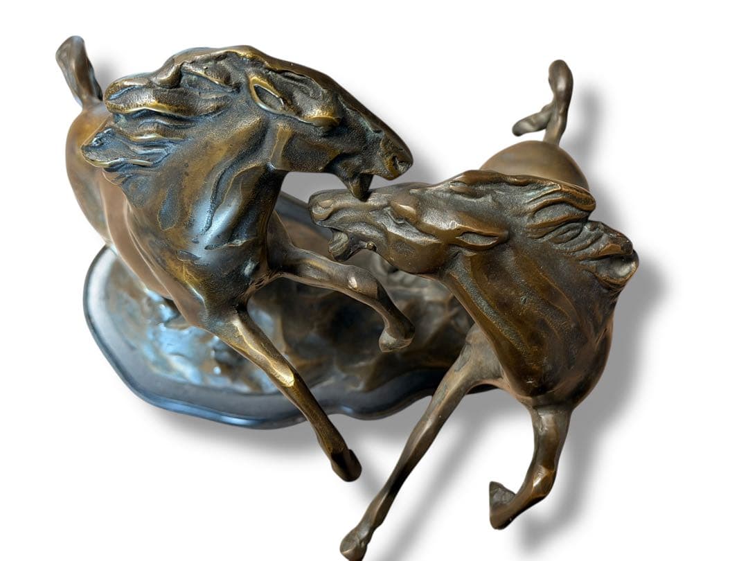 #馬モチーフ ブロンズ調 置物 オブジェ 韓国製