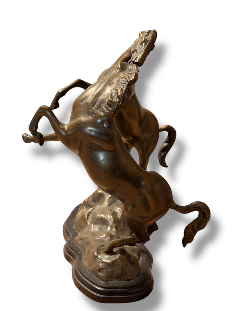 #馬モチーフ ブロンズ調 置物 オブジェ 韓国製