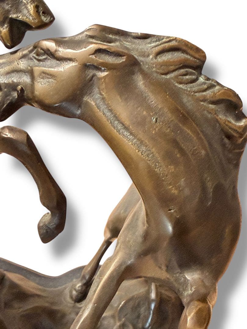 #馬モチーフ ブロンズ調 置物 オブジェ 韓国製