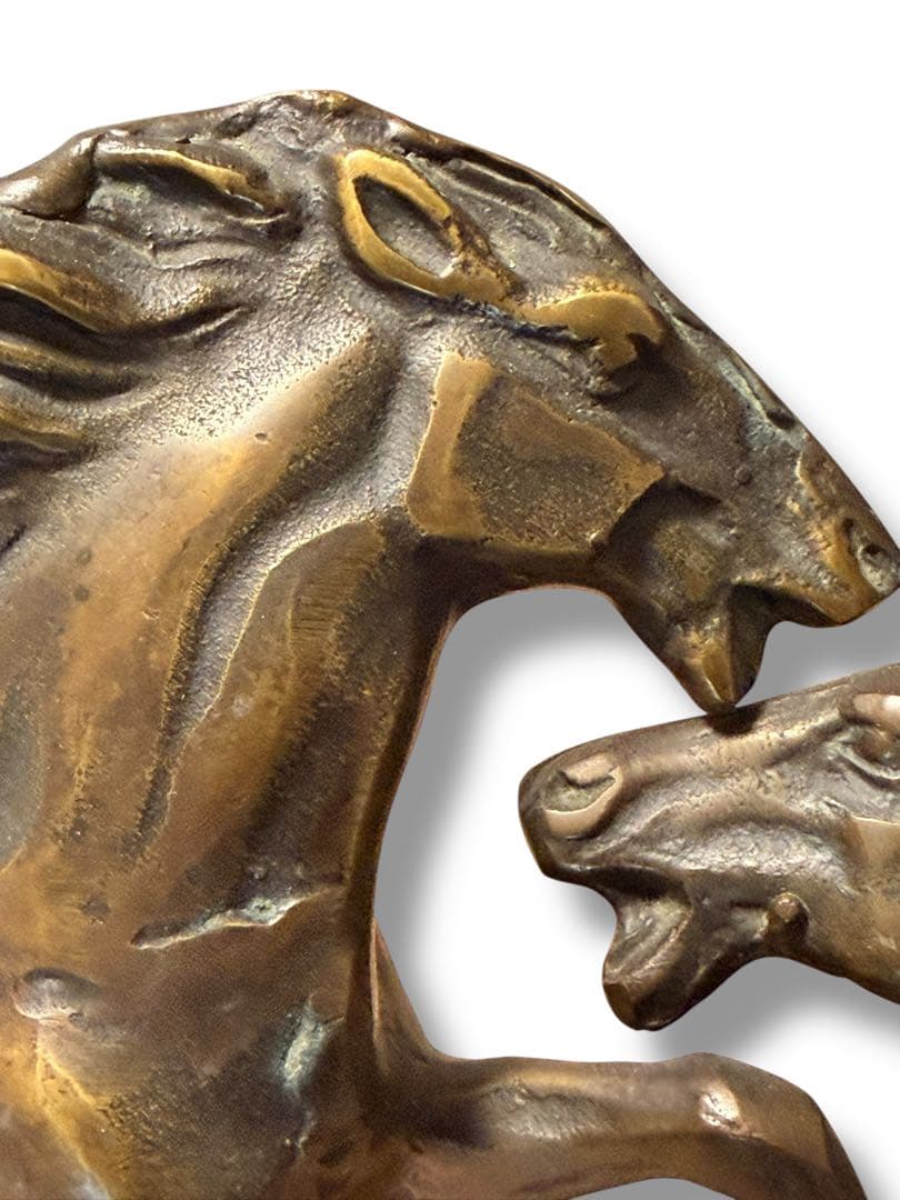 #馬モチーフ ブロンズ調 置物 オブジェ 韓国製