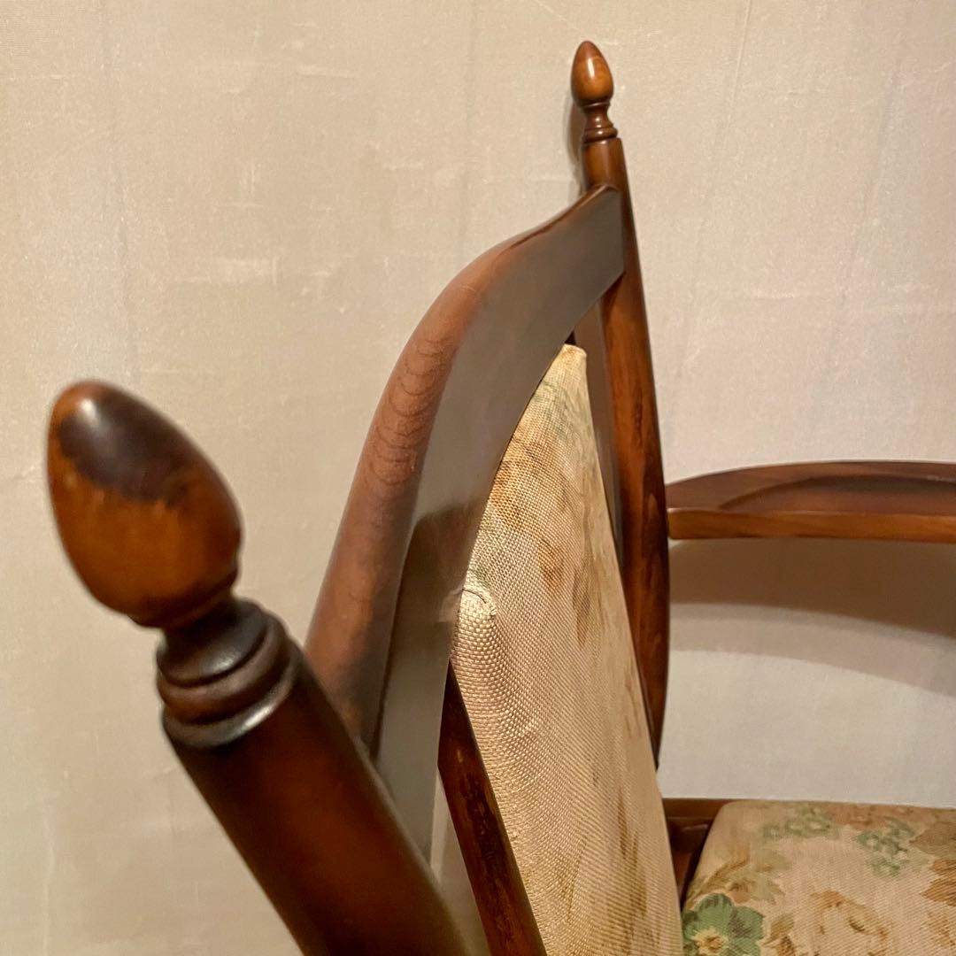 【カリモク】\"コロニアル\" WC0020GK ラウンジチェア No.2