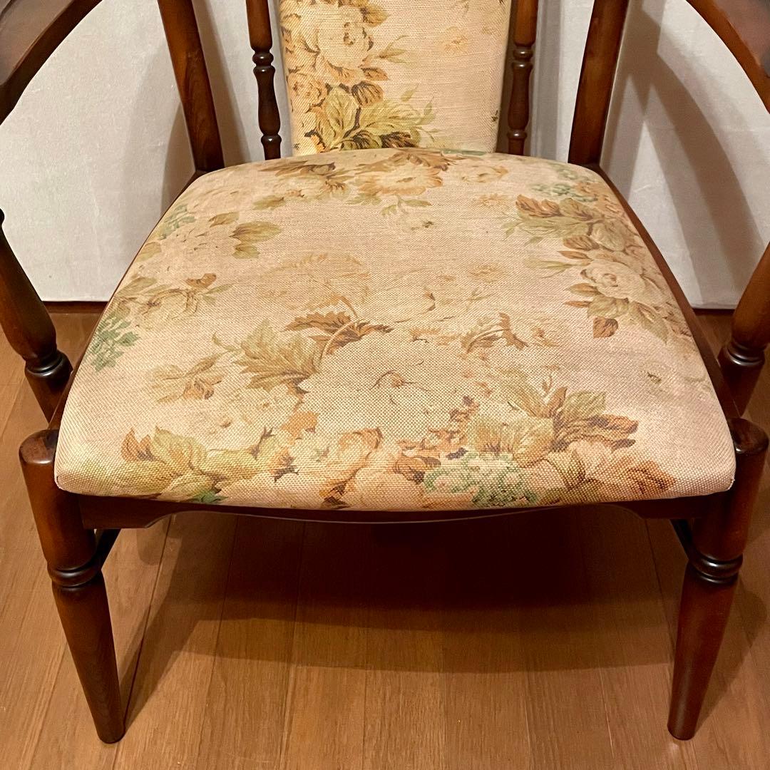 【カリモク】\"コロニアル\" WC0020GK ラウンジチェア No.2