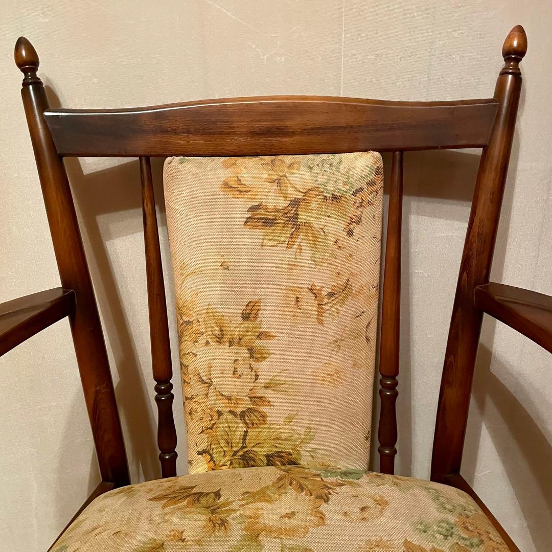 【カリモク】\"コロニアル\" WC0020GK ラウンジチェア No.2