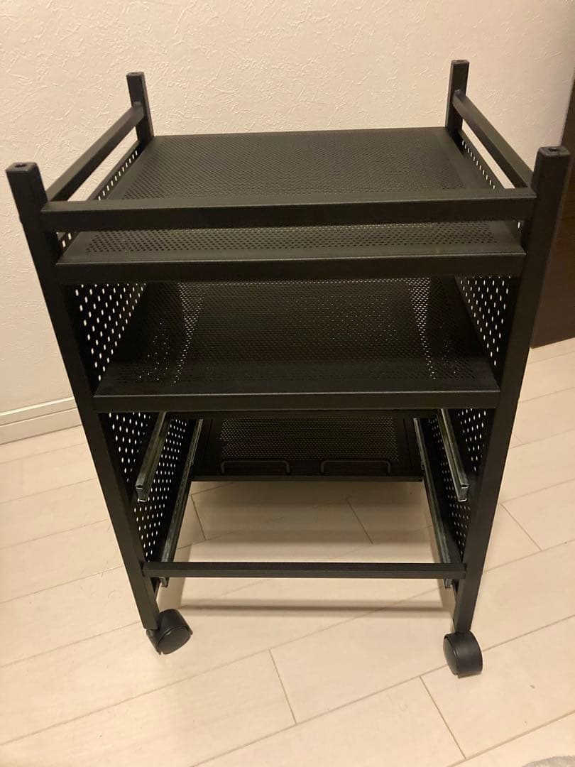 【美品】Bauhutte(バウヒュッテ) ゲーム機収納ラック スライダー式