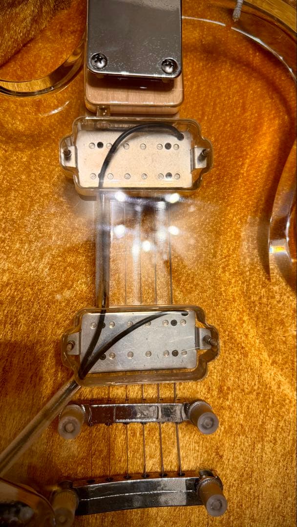 レア・透明】アクリルレスポール - メルカリ