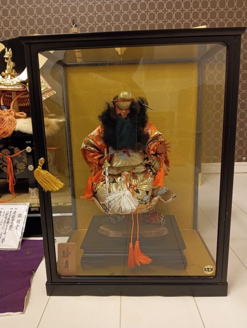 豪華な五月人形 ケース付き 大型