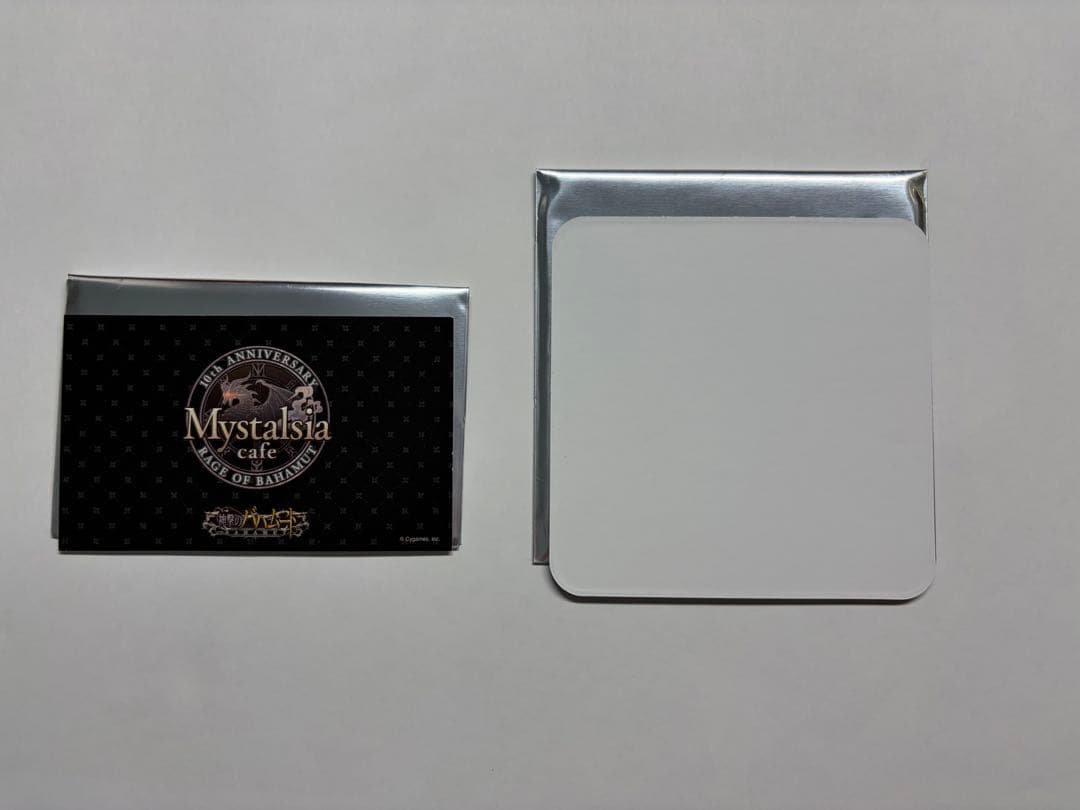 神撃のバハムート ルシフェル ミスタルシアカフェ コースター Cygames