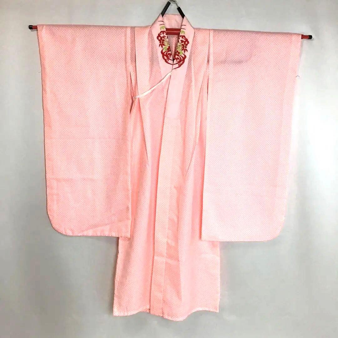 子供用　振袖　長襦袢　セット　晴れ着　お祝い着　交織　七五三