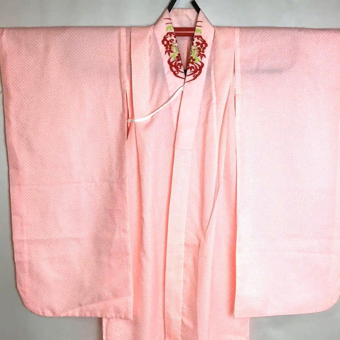 子供用　振袖　長襦袢　セット　晴れ着　お祝い着　交織　七五三