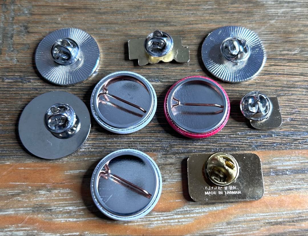 punkピンバッジ 9個セットsex pistols陰陽マック藤原ヒロシ - メルカリ