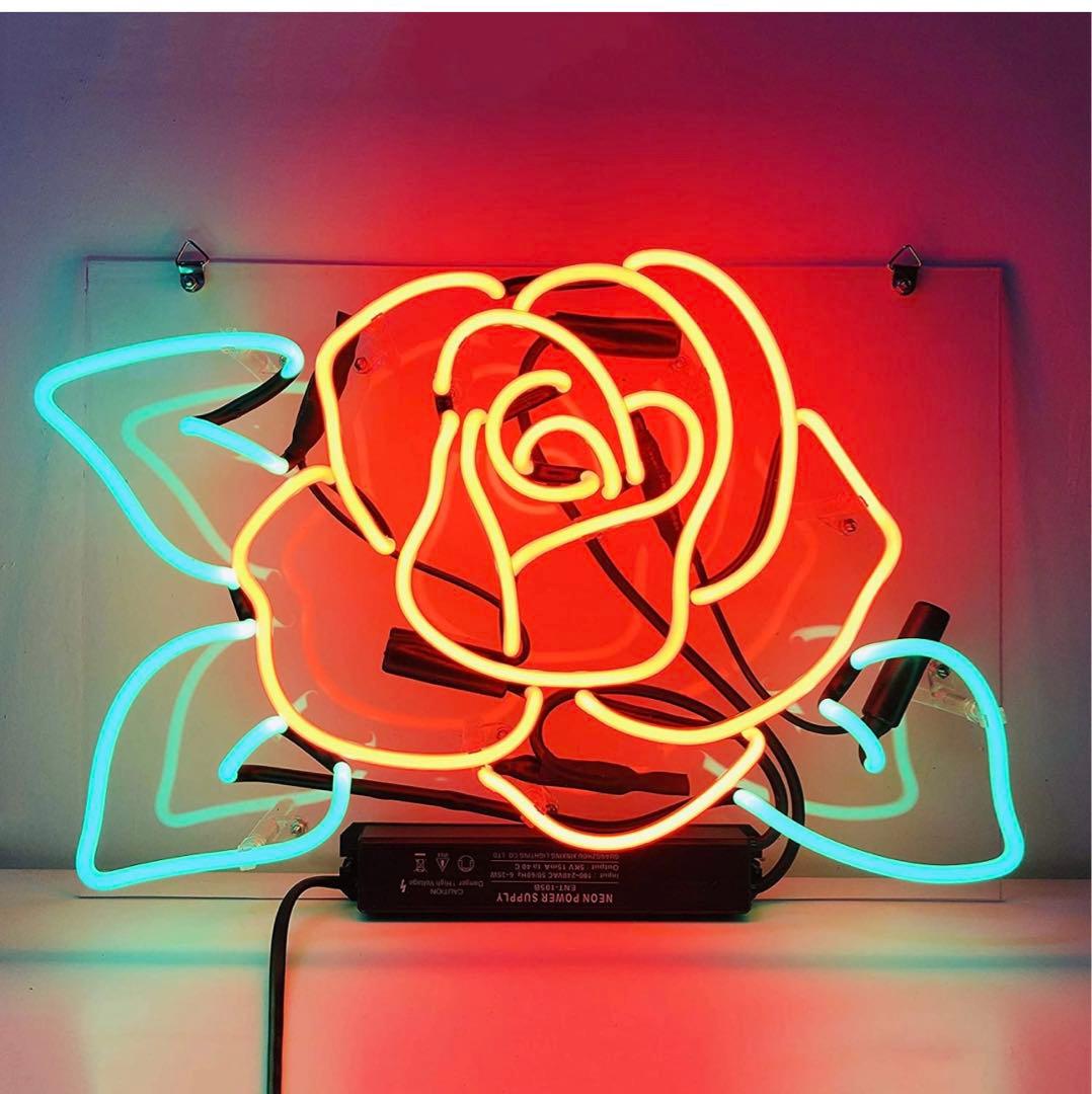 ネオンサイン rose NEON SIGN ディスプレイ サイン　オーダーメイド