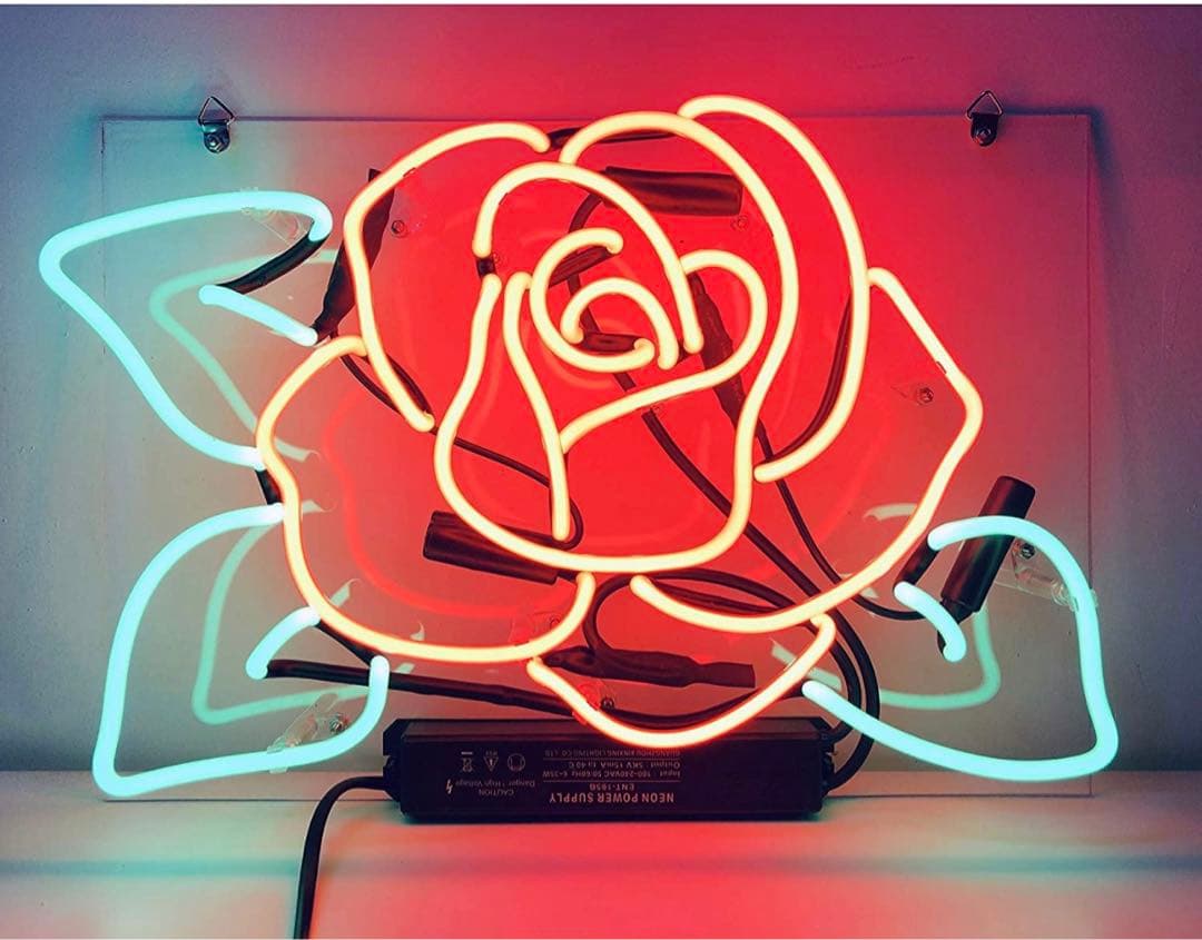 ネオンサイン rose NEON SIGN ディスプレイ サイン　オーダーメイド