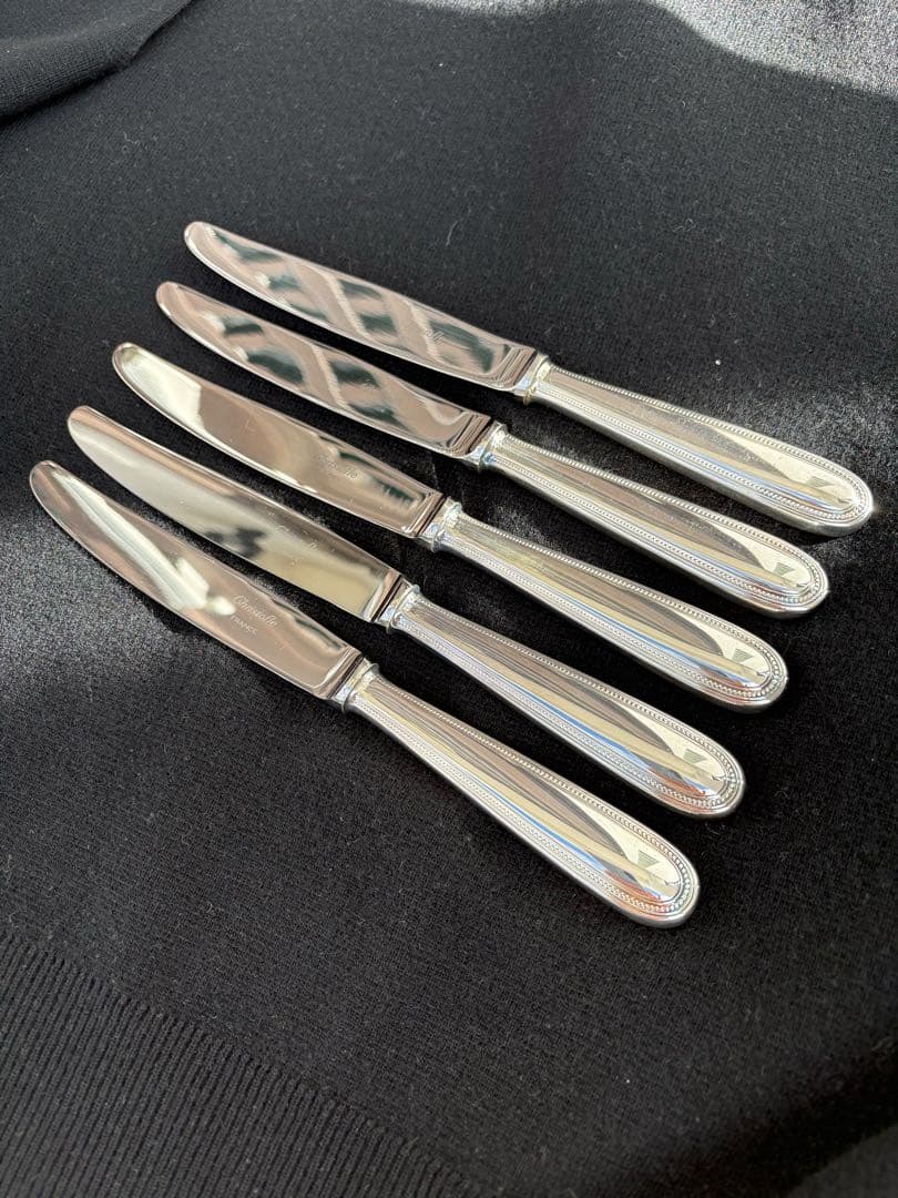 Christofle クリストフル シルバーコーティング 34点 パールシリーズ