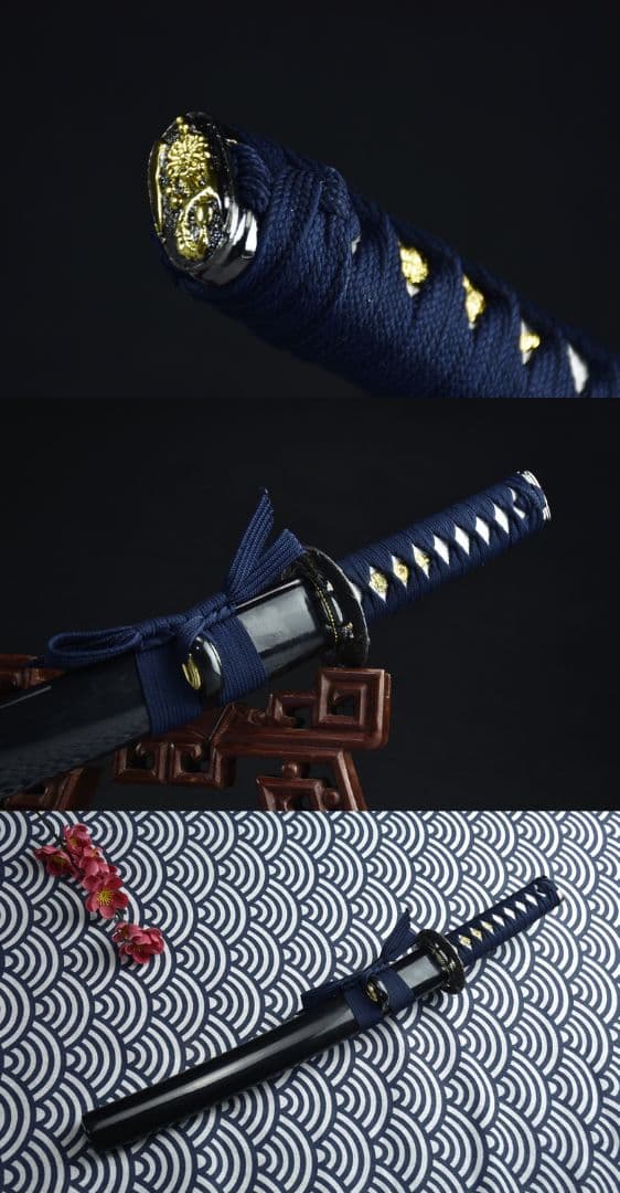 稲妻脇差侍の短刀 日本刀 模造刀 模擬刀 武蔵 肋差 刀装具 - メルカリ