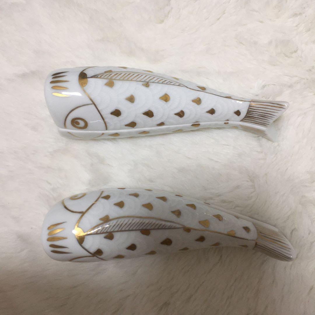 畑鰻陶炎　鯉のぼり　置物2セット