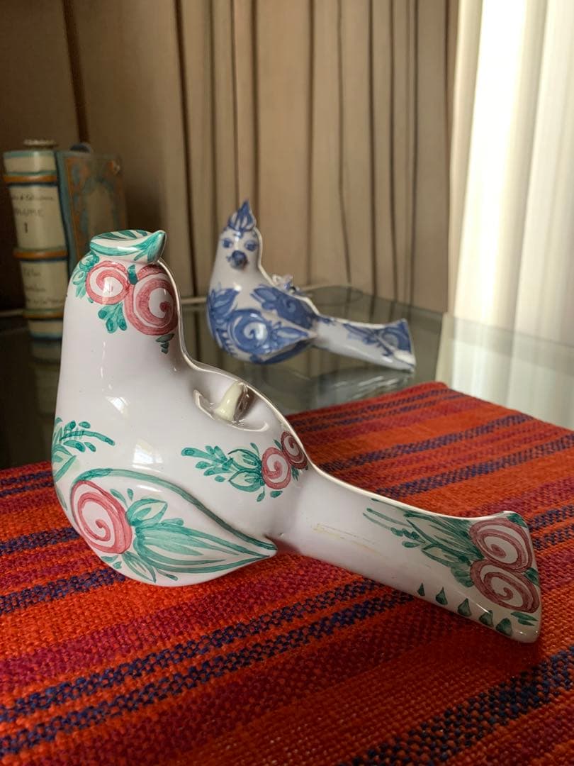 ビヨンヴィンブラッド　激レアビンテージスタジオ手書きオーナメントバード2羽セット