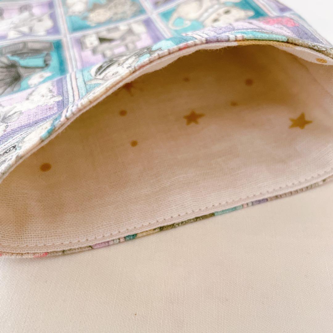 ガーゼハンカチ ユキエモン218 ハンドメイド(ペットボトルカバー