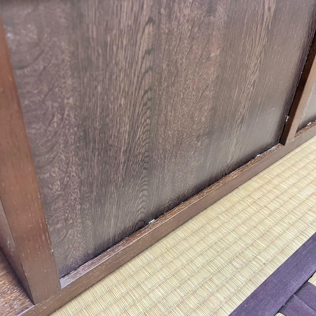 和風　木製テレビ台　幅90 レトロ　茶室　キャビネット