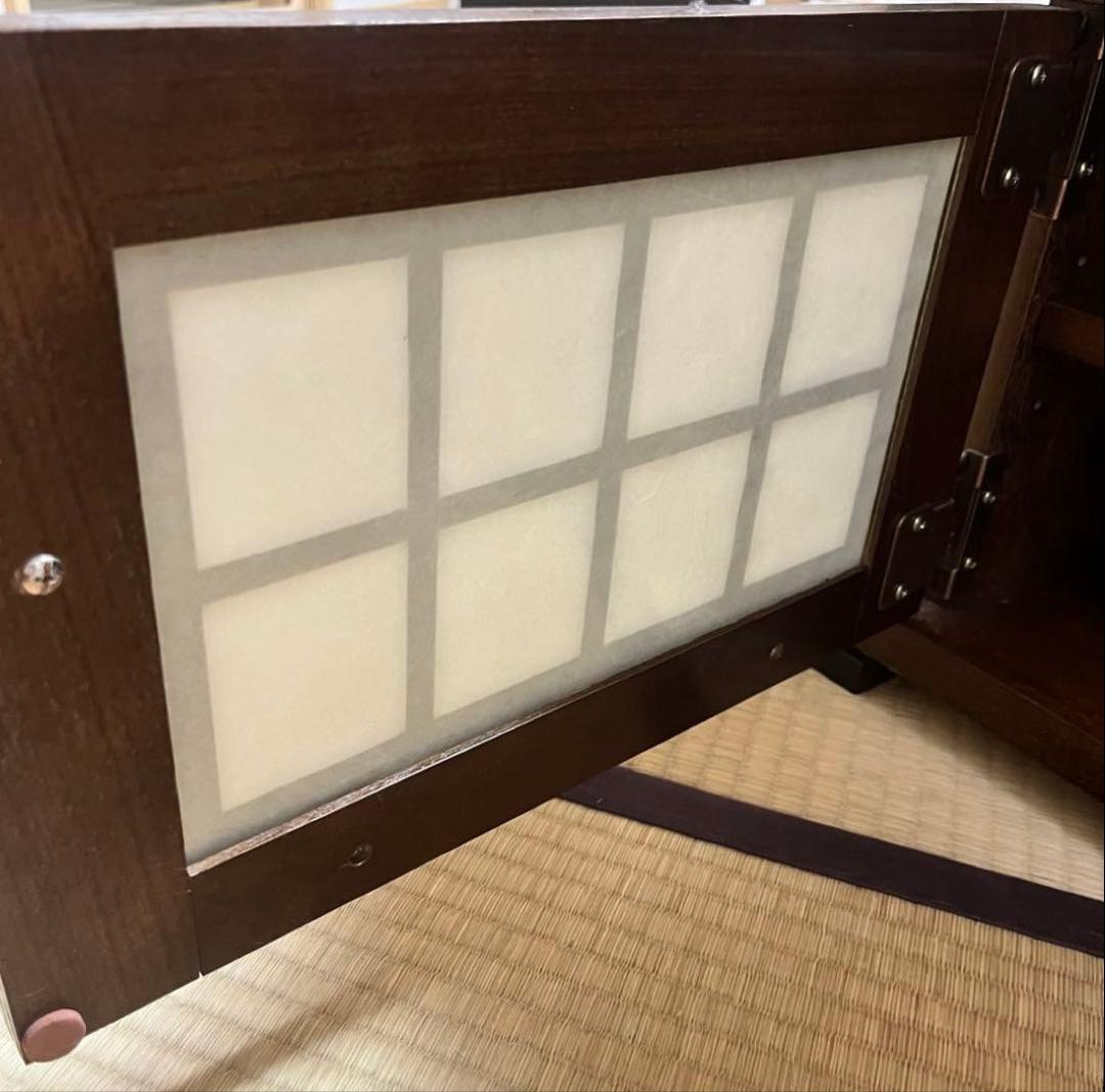 和風　木製テレビ台　幅90 レトロ　茶室　キャビネット